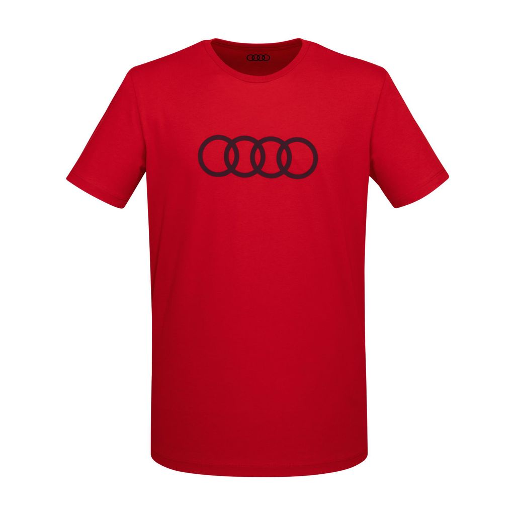 Original Audi T-Shirt Ringe, Gr. S Produktbild 
