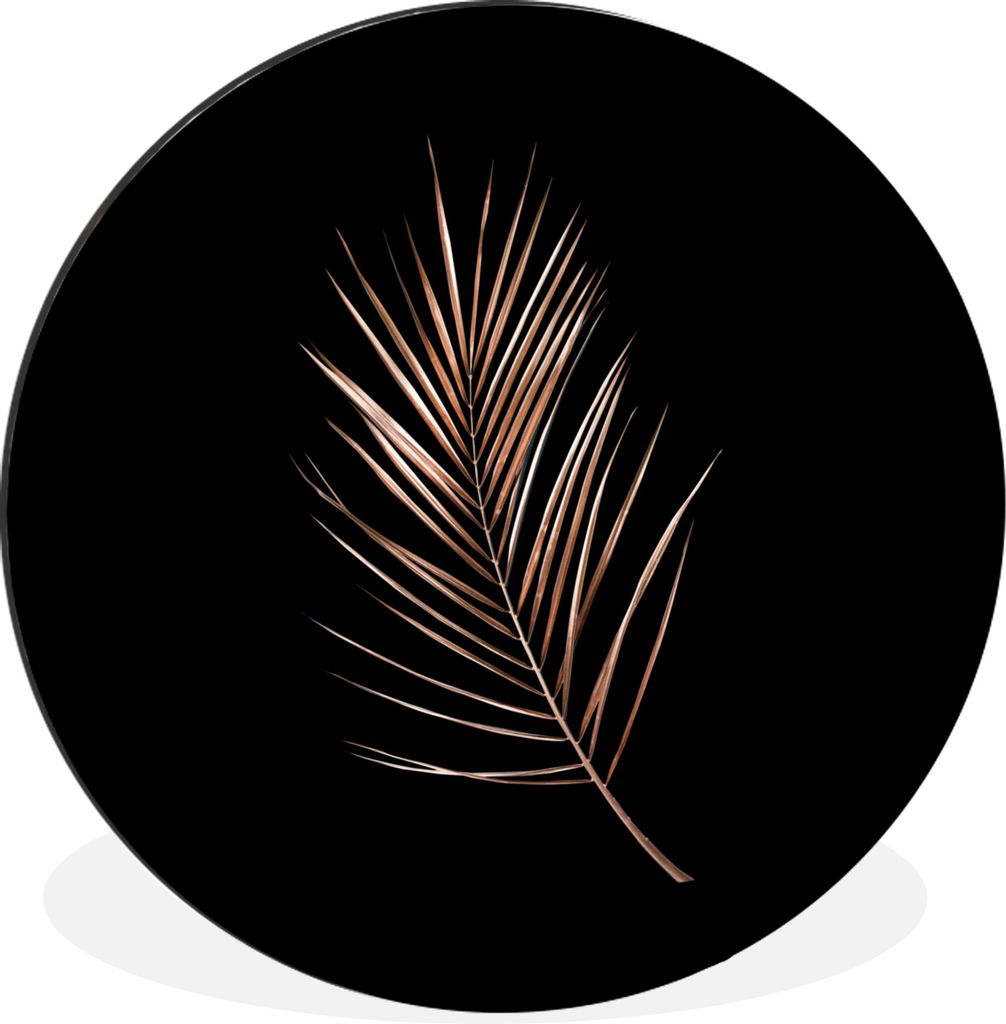 MuchoWow - Wand Bild - Wohnzimmer - Runde Bilder - Alubilder - Kunst für zu Hause - Aluminium - Wanddekoration