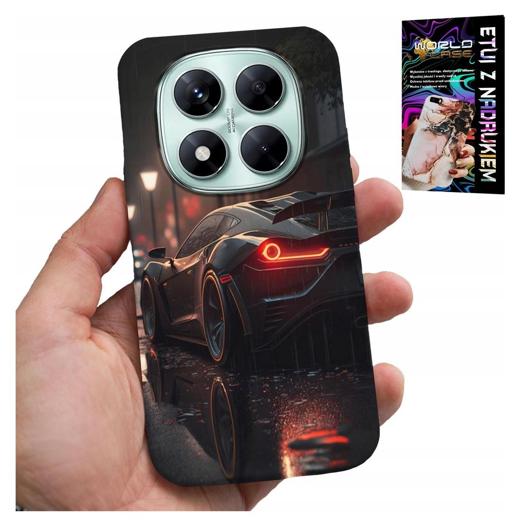 Fall Für Xiaomi Note 14 Pro + 5G - Sportwagen Automobil-Fan-Glas
