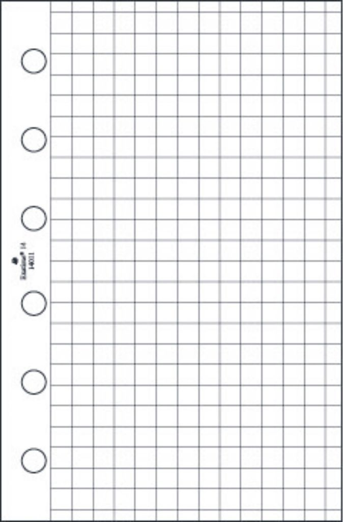 Timer Notizen weiß kariert 32 Blatt 81x126mm Packung mit 5 Stück