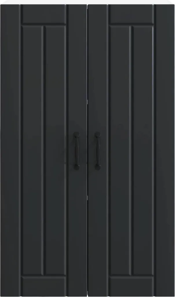 Mobile Base Cucina Nero 60x31x100 cm | Struttura Lignea Rinforzata - 5