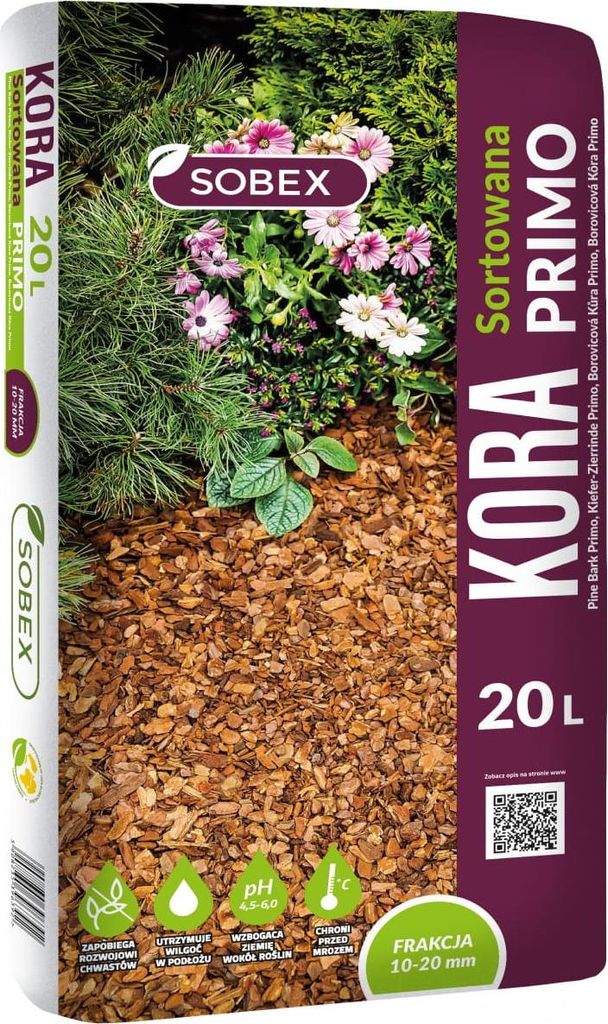 Kora Sortowana PRIMO 20L (10-20 mm) – Ściółka Ogrodowa Zdjęcie produktu 