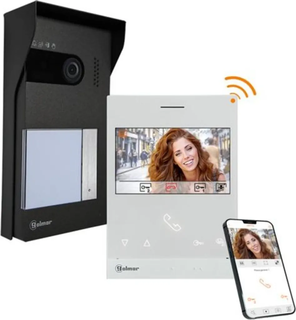 Visiophone connecté WiFi Evicom Soul kit complet moniteur 7 pouces noir
