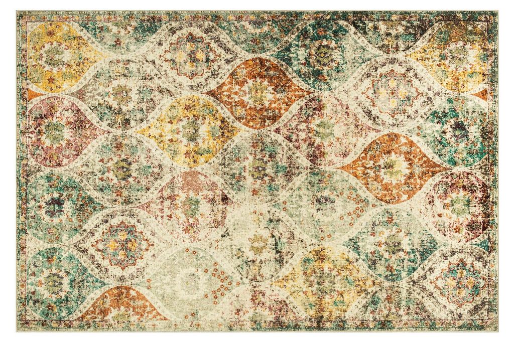 Floornovo Kurzflorteppich waschbar - 180 cm x 120 cm - Morgenstille - besonders weicher Teppich Beige für Wohnzimmer, Kinderzimmer und Schlafzimmer