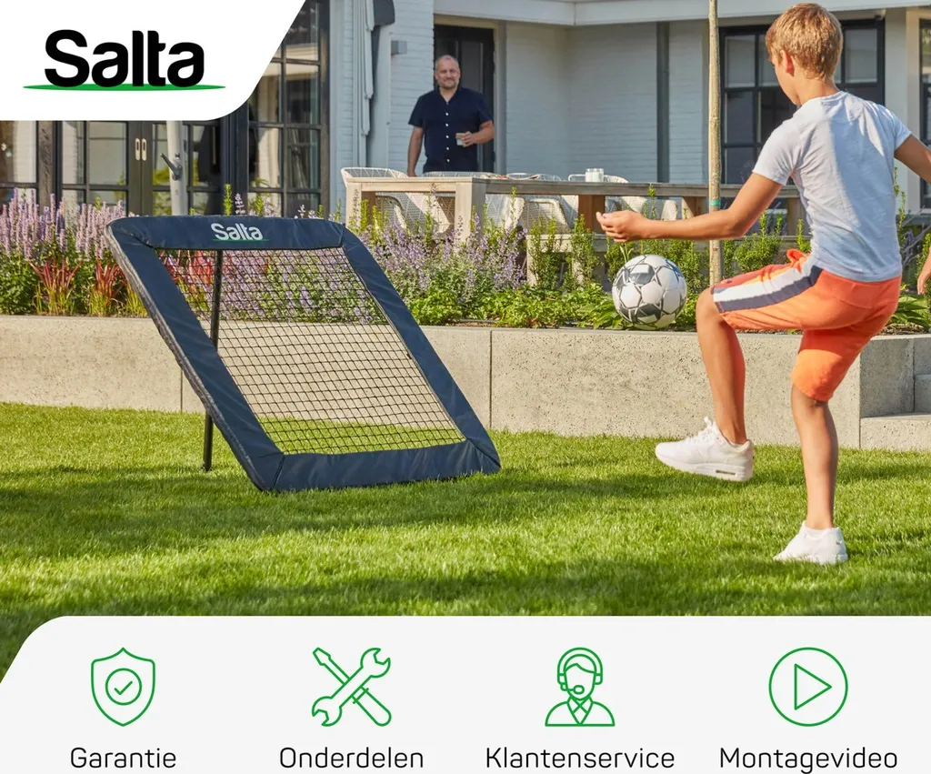Salta Motion Rebounder 84x84 cm - Cadre robuste et inclinaison variable - 15