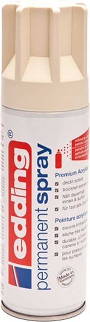 Acryl-Farblack Permanentspray hellelfenbein seidenmatt RAL1015 Packung mit 6 Stück