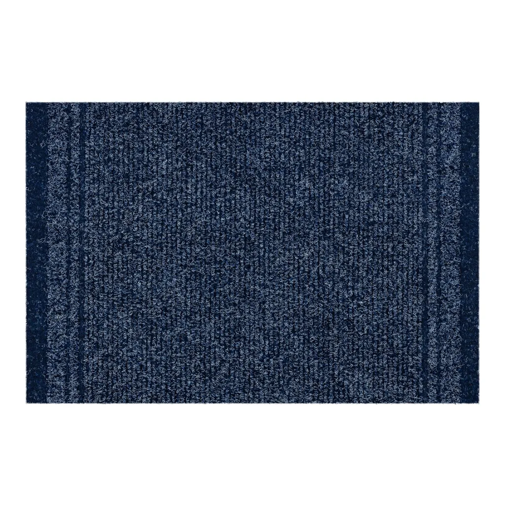 Paillasson MALAGA 5072 Bleu - Tapis Absorbant et Résistant 66x100cm