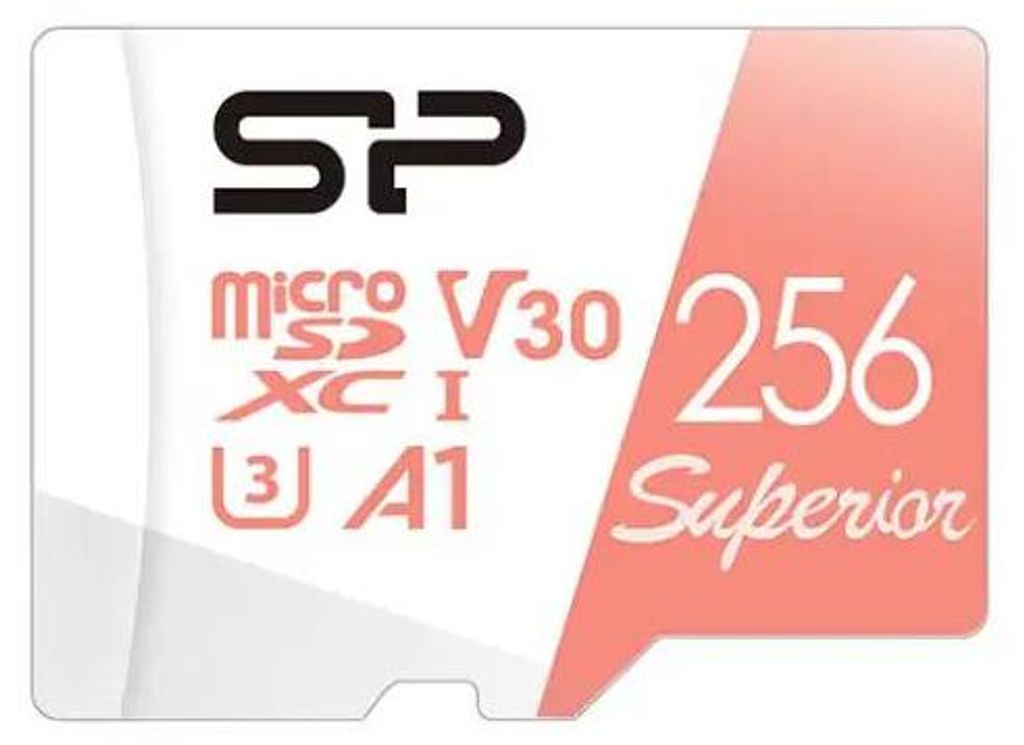 Silicon Power microSDXC Superior 256GB V30 UHS-1 U3 Immagine del prodotto 