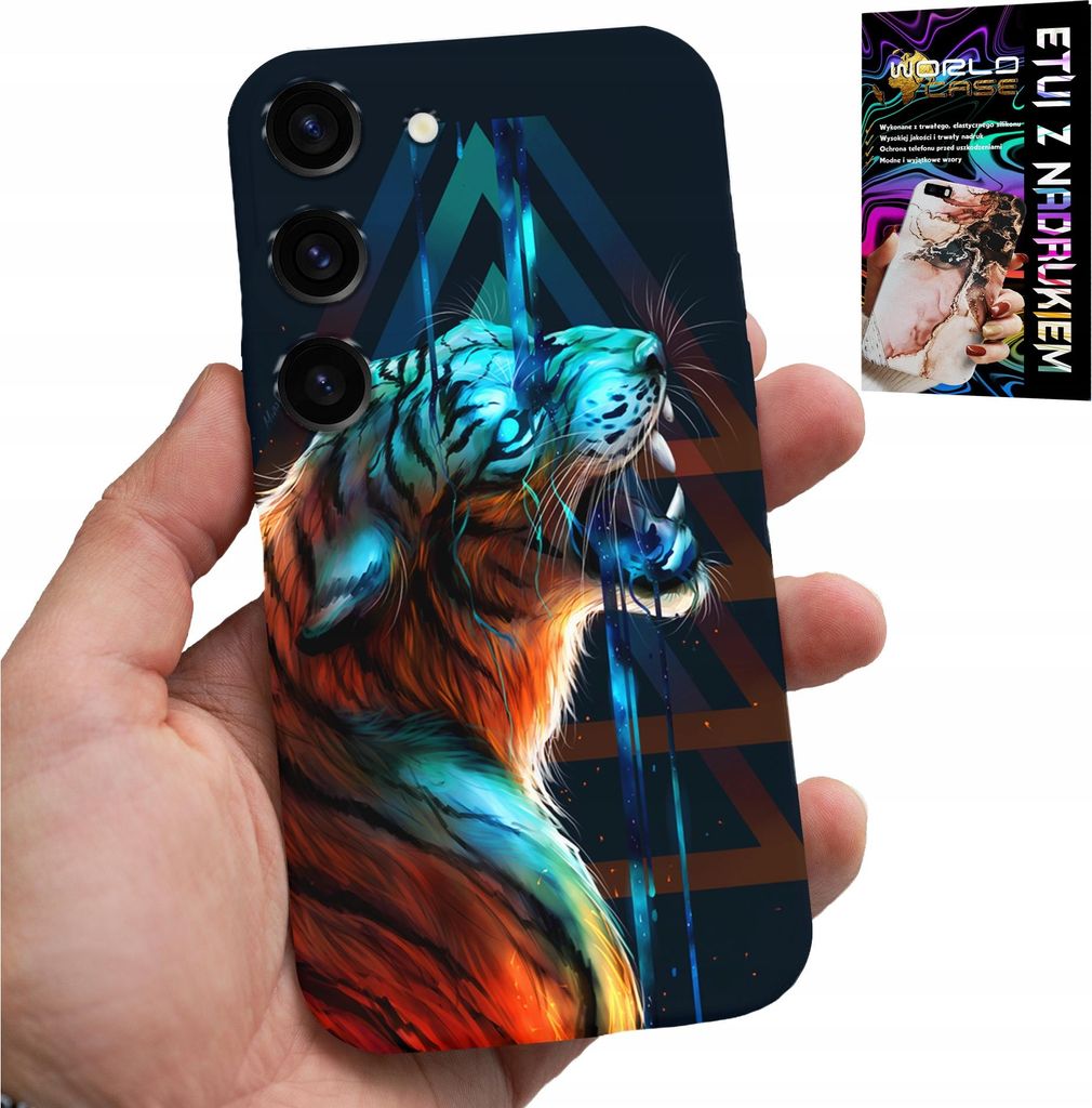 Fall Für Samsung Galaxy S23 Plus - Tiger Männlich Fall Designs, Fall