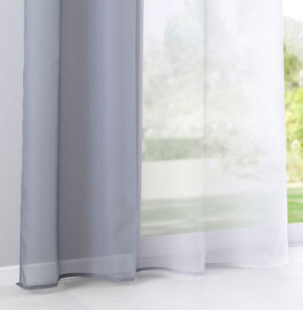 Paquete de 2 cortinas verticales con degradado de color, Imagen del producto 