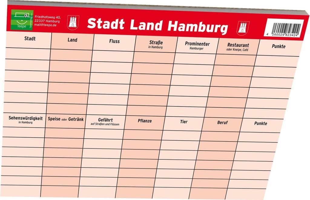Hamburg "Stadt Land Hamburg"