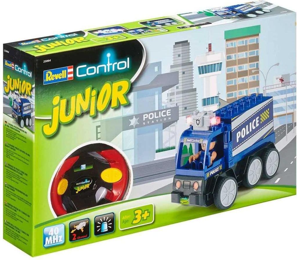 Revell RC Junior Police Car - 9 V - 4 x AA - 190 mm - 100 Immagine del prodotto 