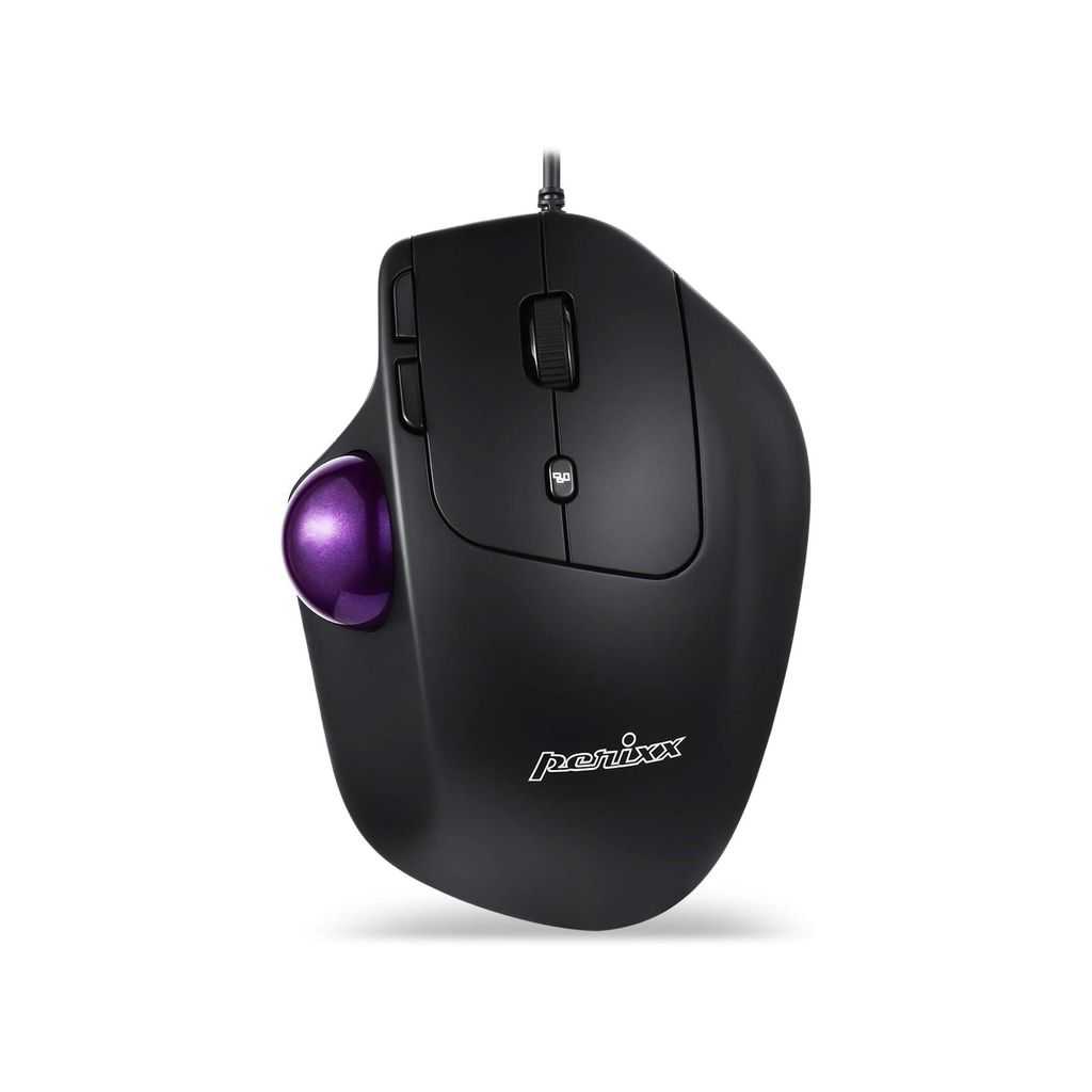 Perixx PERIMICE-520, drátová ergonomická myš s trackballem Obrázek produktu 
