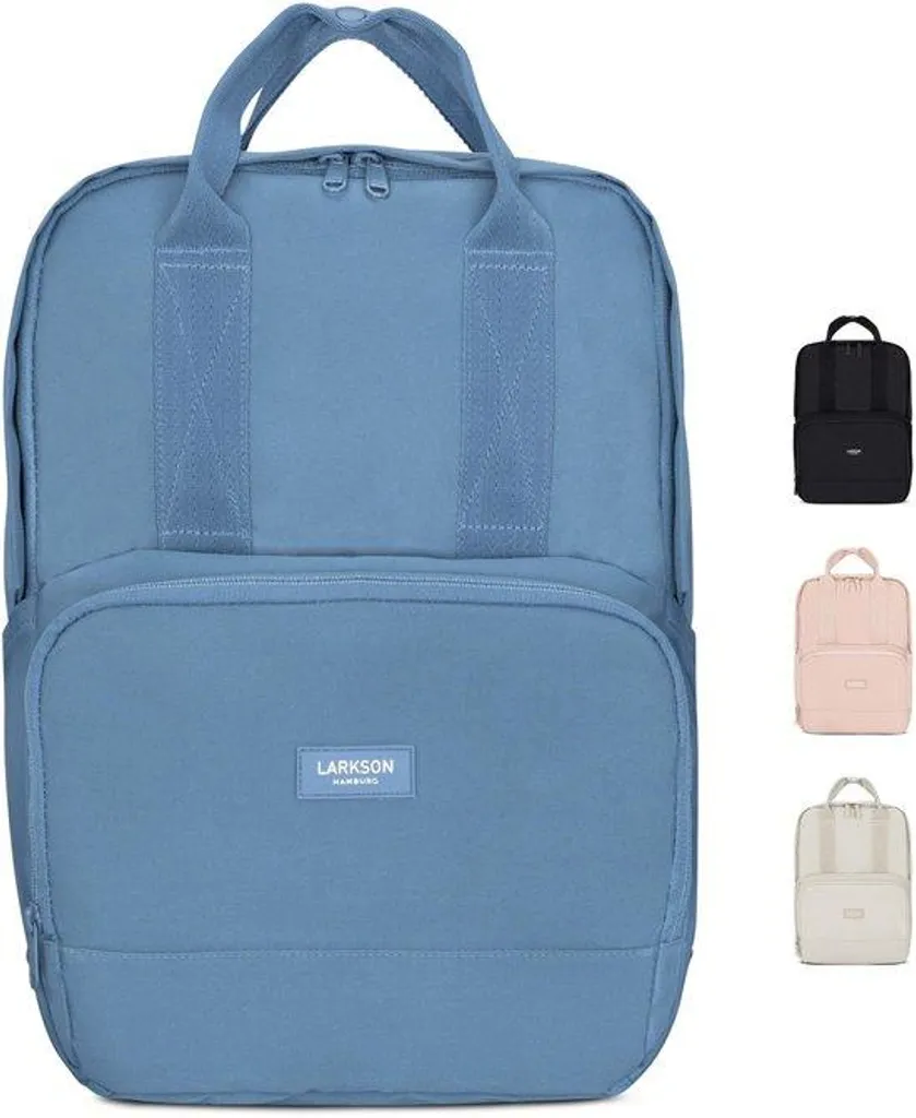 Sac à dos scolaire et urbain bleu ciel pour ordinateur 16" étanche