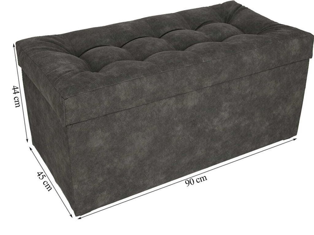 mg dizajnová čalúnená stolička, 45x90 cm, farba grafitová - Obrázok produktu 