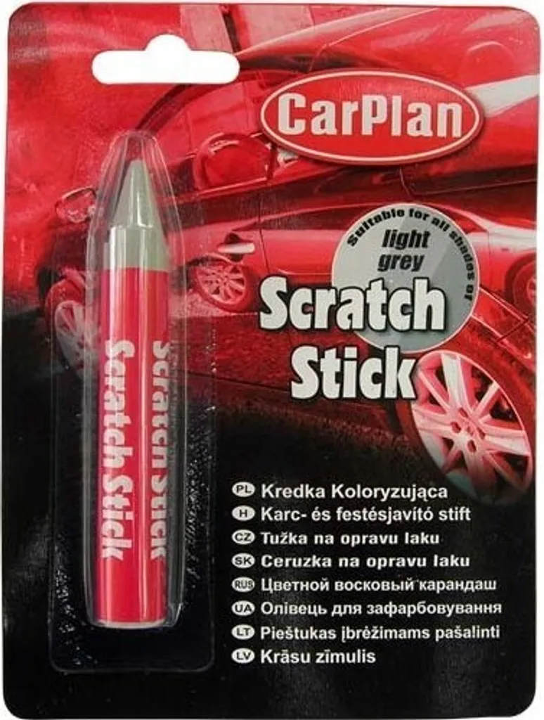 Penna Vernice Grigia Multiuso - Ripara Graffi Metallo, Plastica e Legno