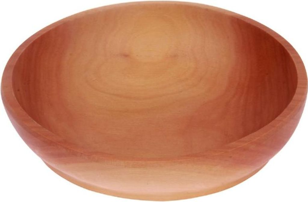 Deko-Schale aus Teakholz, 4 Formen, Form:rund