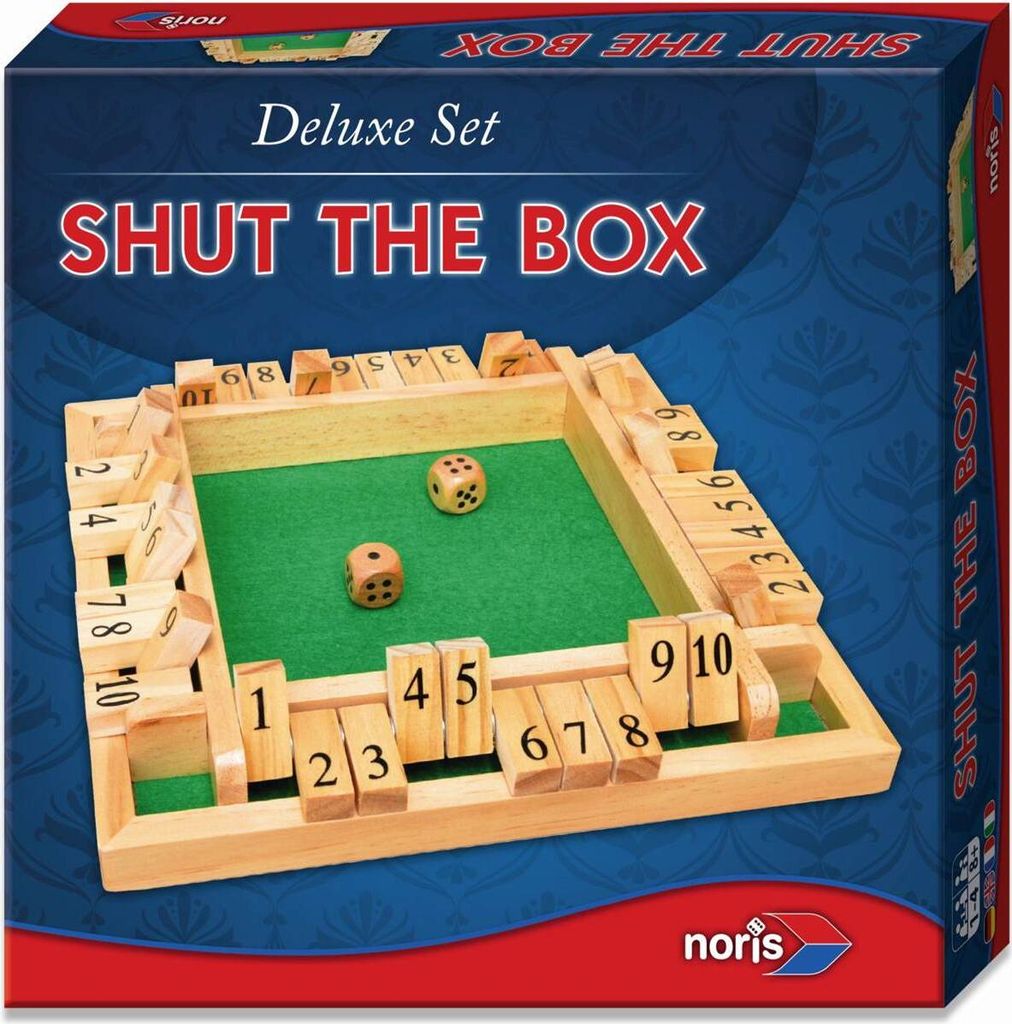 Noris 606108013 Deluxe Shut The Box - obľúbená hra s Obrázok produktu 