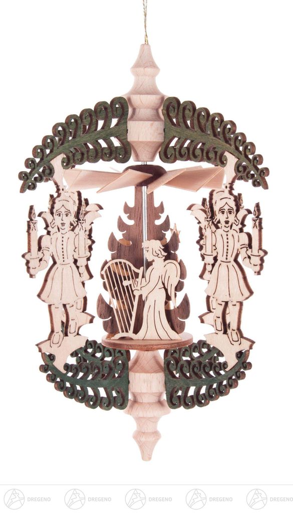 Baumschmuck Wärmespiel "Rollbaum" Engel, Engelchor, zum Hängen Breite x Höhe x Tiefe 12 cmx15 cmx12 cm NEU