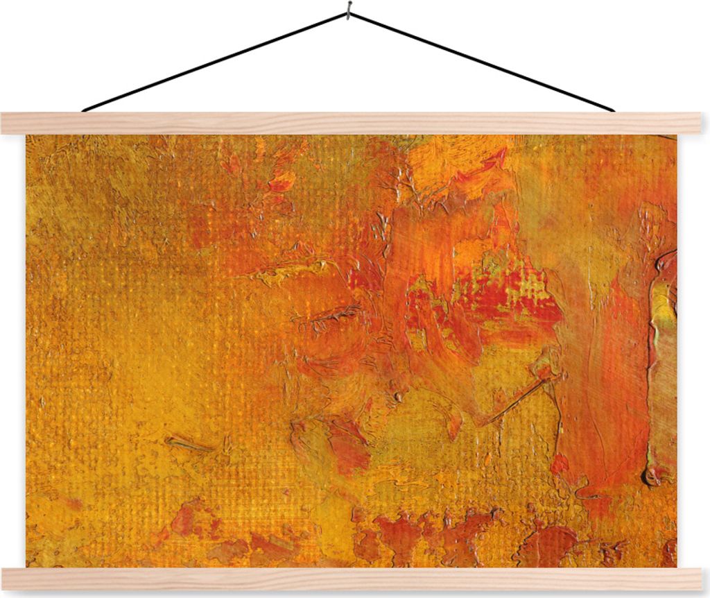 MuchoWow® Textilposter Ölgemälde Herbstfarben 120x80 cm mit Produktbild 