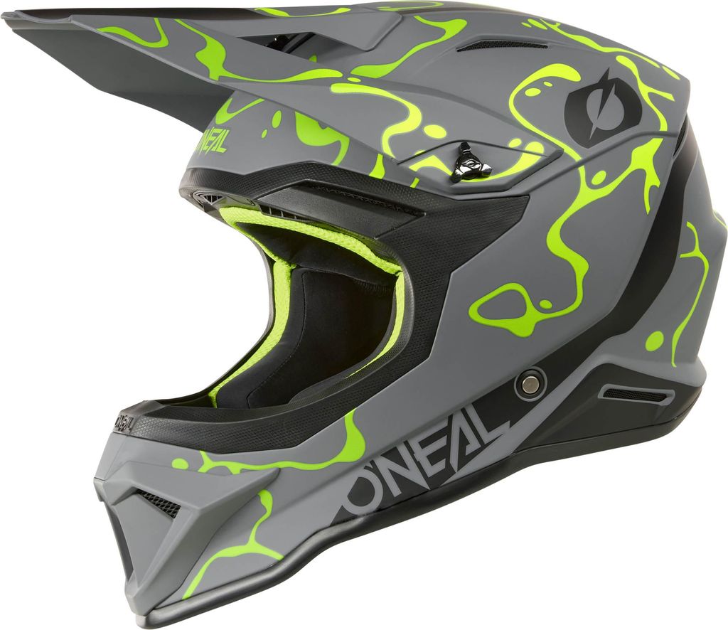 Oneal 1Srs Helm Splash V.26 Gray/Neon Yellow Größe: XL