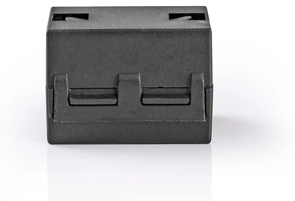 Filtre ferrite 6.50 mm en ABS noir - Lot de 25 clips antiparasites Emi