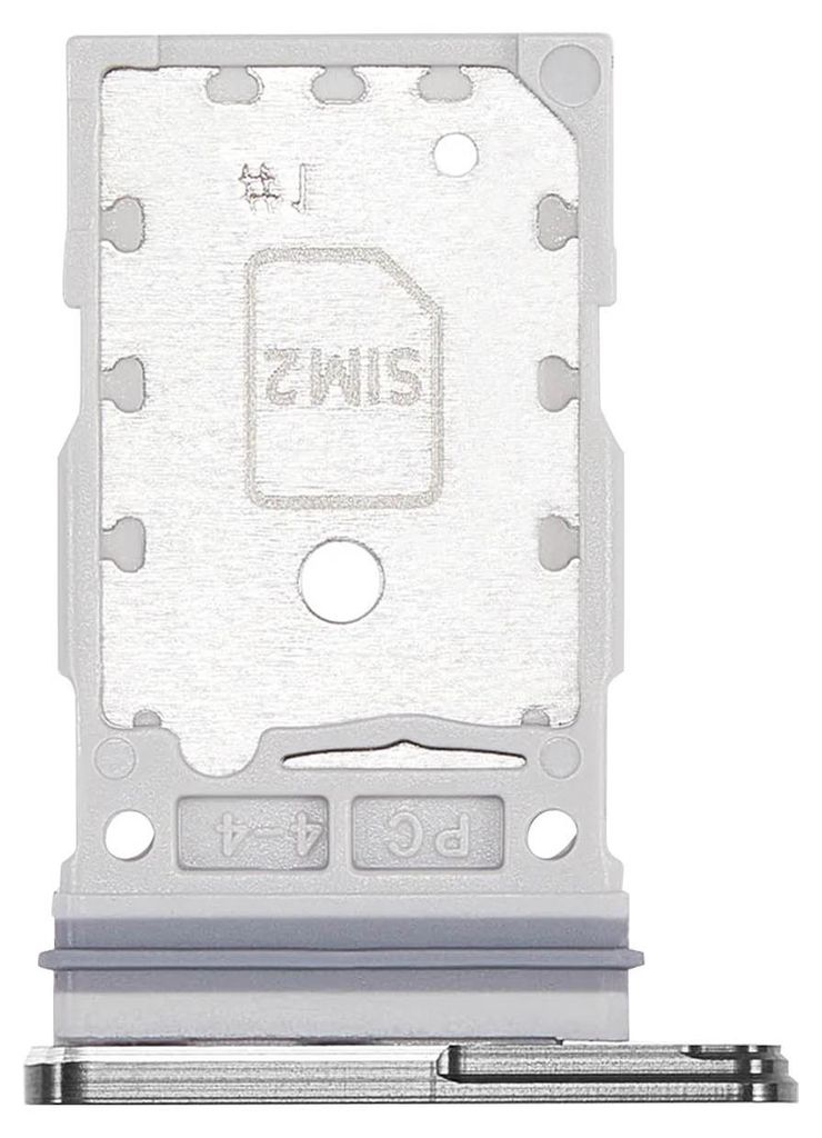 Samsung, Dual Nano SIM Kartenhalter Ersatz für Samsung Galaxy S23 Ultra, Hellblau