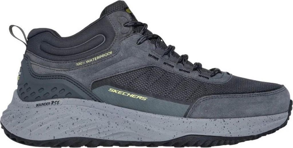 Skechers Herren-Outdoor-TEX-Stiefel BOUNDER RSE - BREKOR Grau-Schwarz, Farbe:grau, EU Größe:421/2
