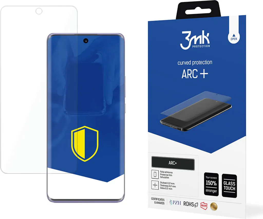 pellicola protettiva 3mk ARC+ per Huawei Nova 9 0,17 mm Self-Heal