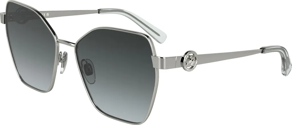Lunettes Longchamp Argentées LO180S 044 Verres Gris Confort Optimal