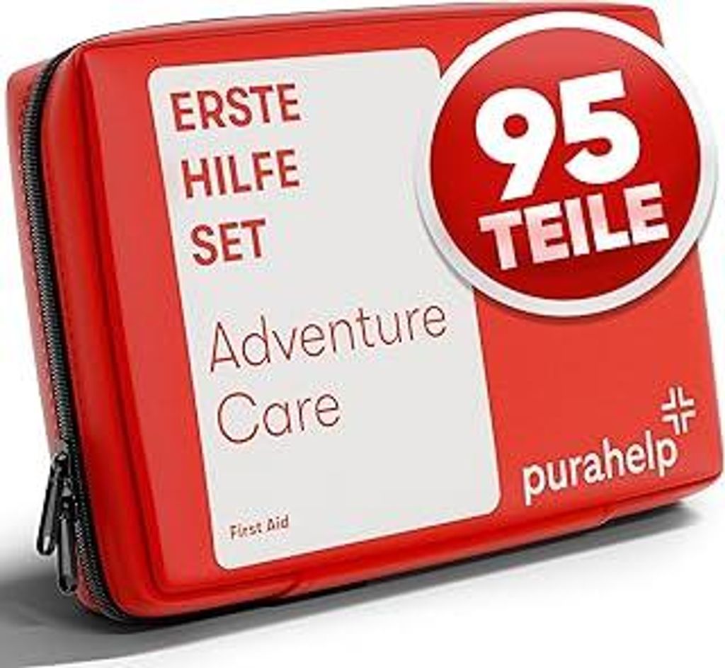 Erste Hilfe Set Outdoor - Kompakt & Leicht - 95 Teile für Wandern, Outdoor, Camping, Fahrrad - Reiseapotheke Erste Hilfe Set Outdoor Erste Hilfe S...