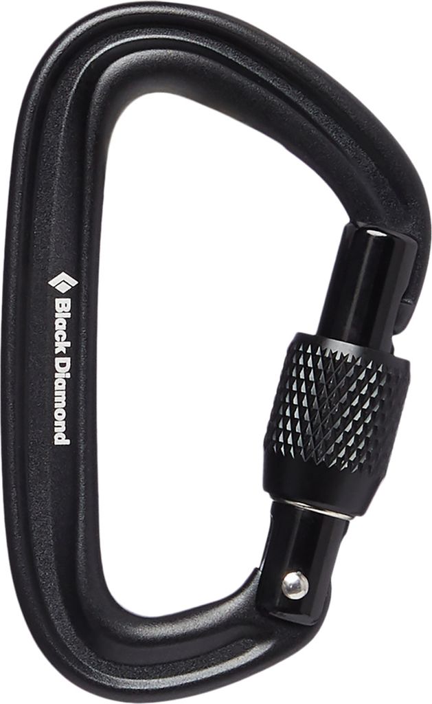 Liteforge Screwgate Carabiner, Black, One Size Black Diamond