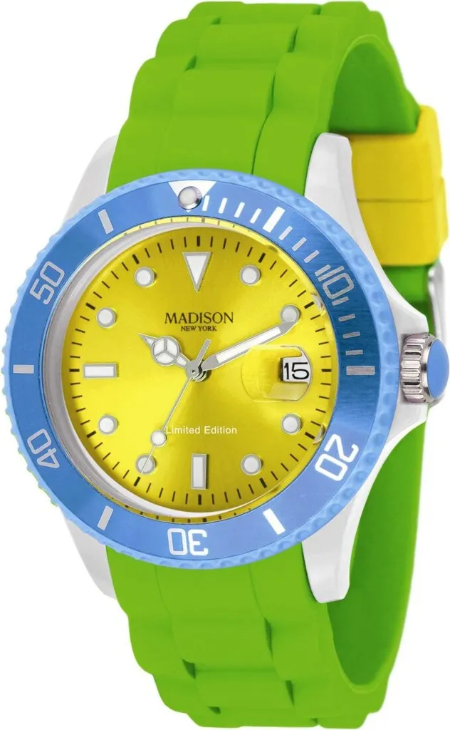 Regala un Sorriso con l'Orologio Madison U4484G Giallo | 40mm