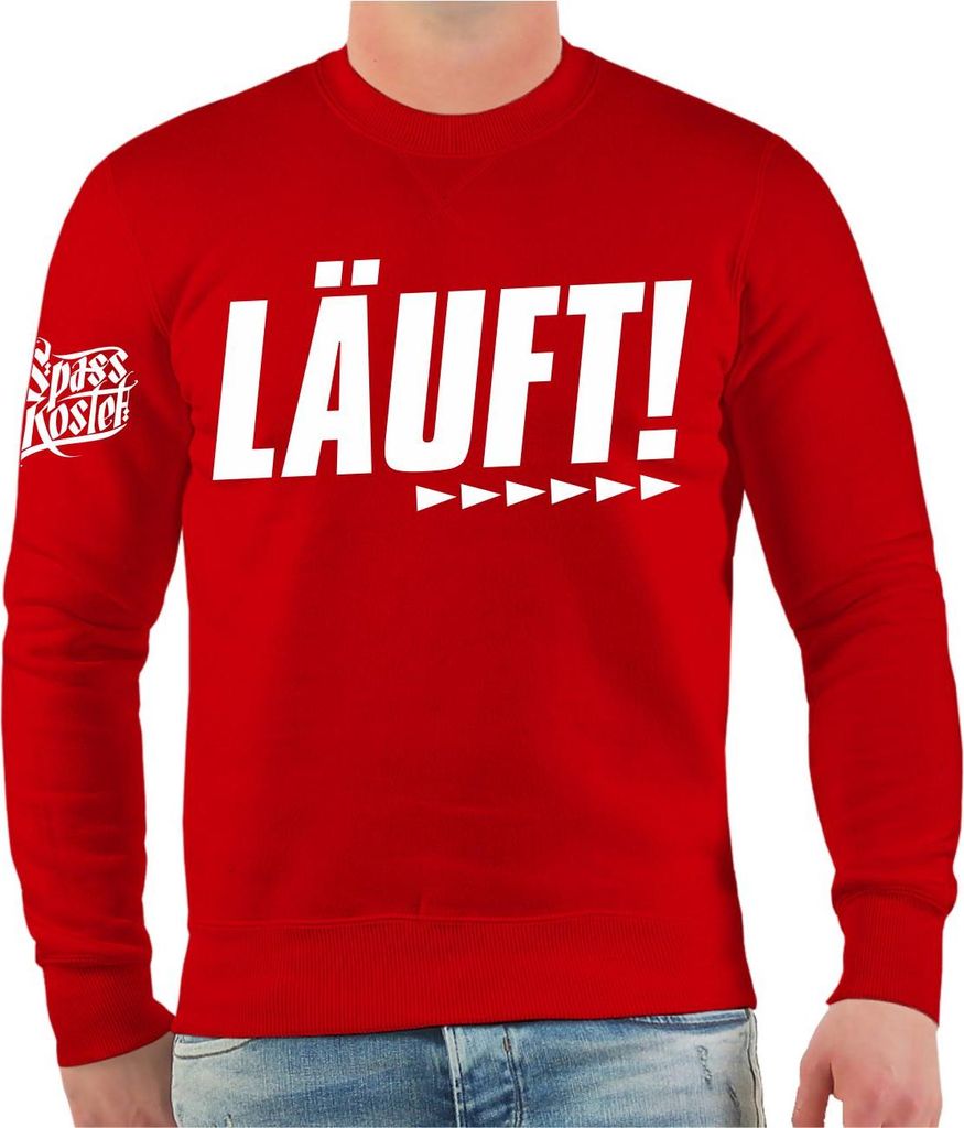 Herren Sweatshirt Läuft