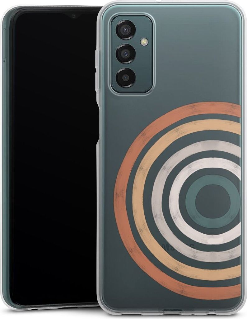 DeinDesign Handyhülle für Samsung Galaxy M23 5G Silikon Hülle Case Smartphone Schutzhülle Kreise Regenbogen Wasserfarbe
