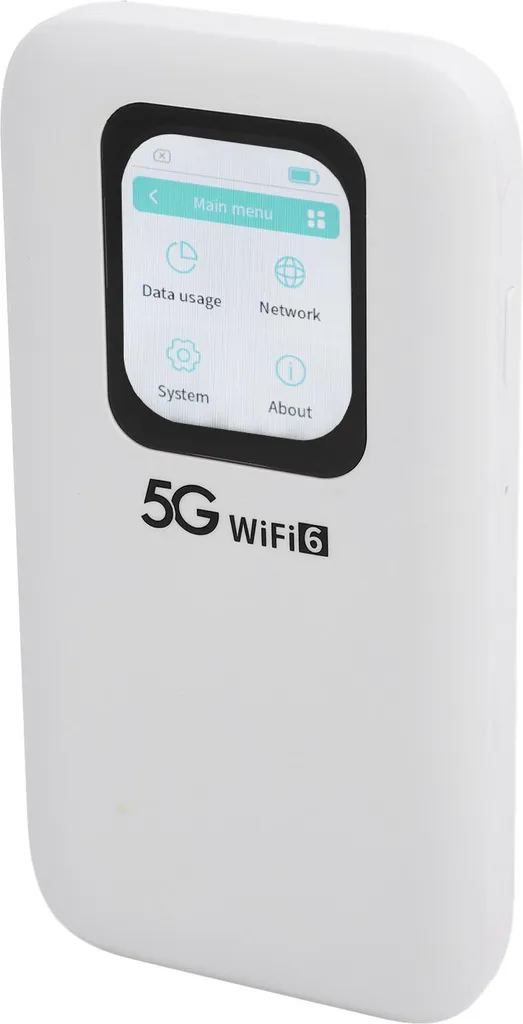 Routeur WiFi de Poche 5G WiFi 6 Portable pour 16 Appareils Simultanés
