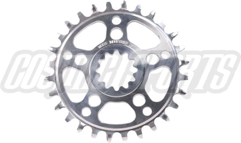 Plateau VTT 28 Dents Direct Mount Argent pour Transmission Mono-Plateau