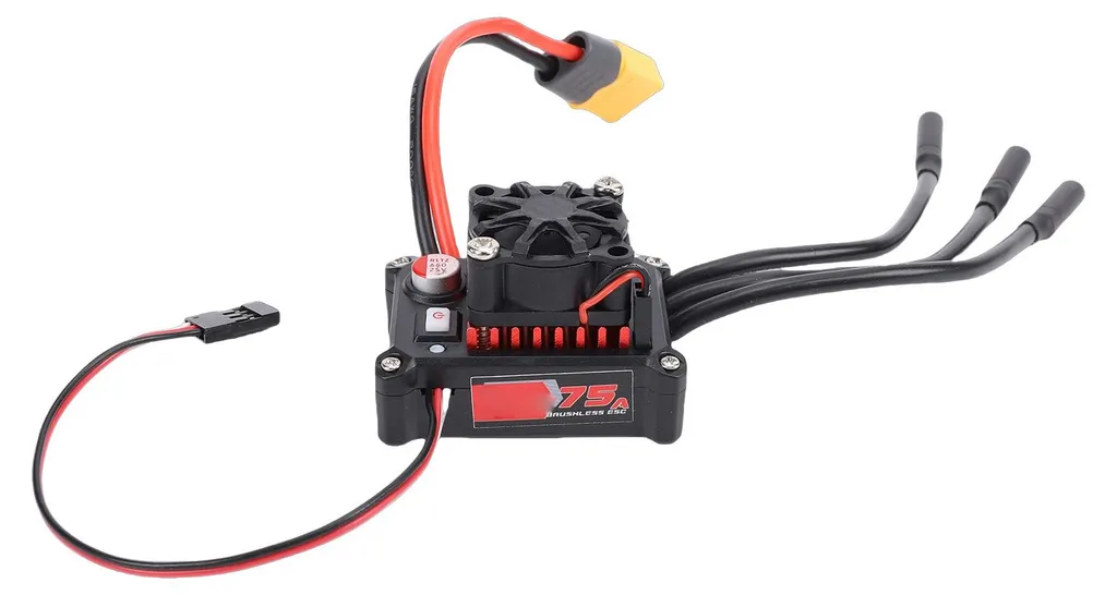 Variateur 75A Brushless 3-6S : Fini les Surchauffes de votre Moteur RC