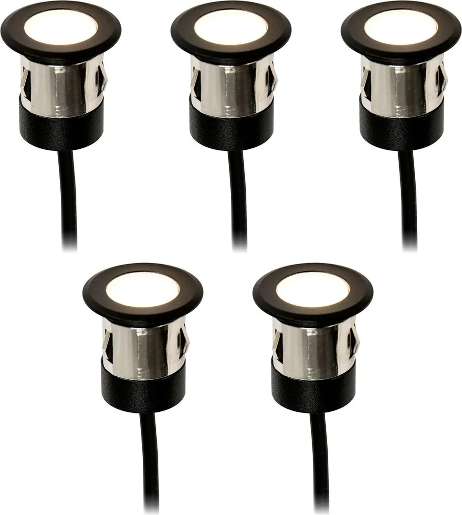 Spot encastrable Orion Noir Pack de 5 pour rénovation de cuisine
