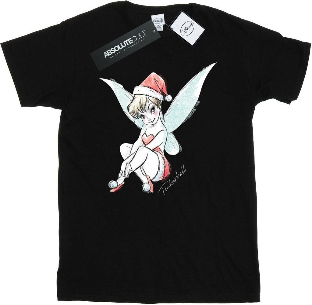 Disney - "Fairy" T-Shirt für Herren BI52137 (M) (Schwarz)