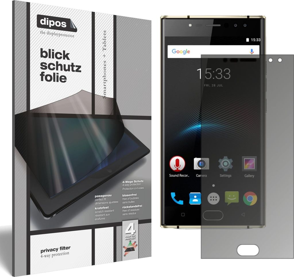 NBR dipos Blickschutzfolie Oukitel K3