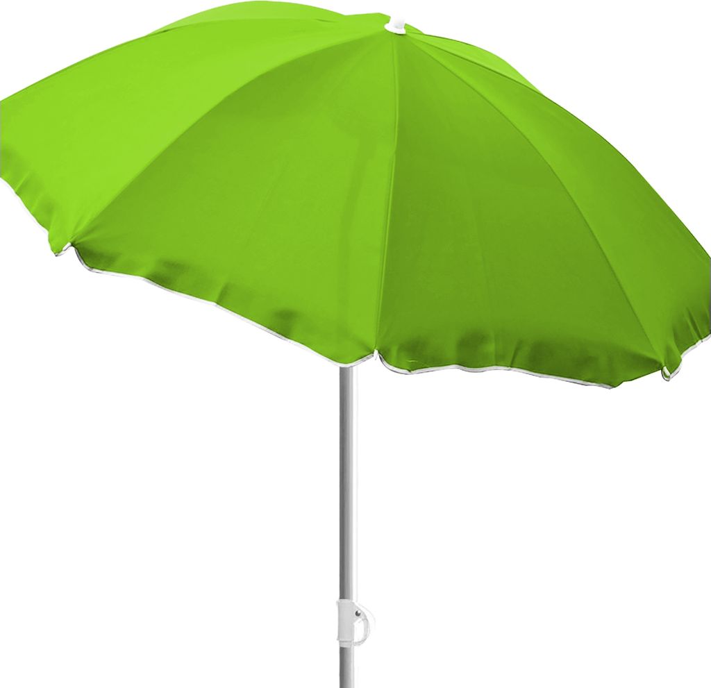 Mojawo Sonnenschirm, limegrün, rund, knickbar, UV-Schutz, Ø Produktbild 