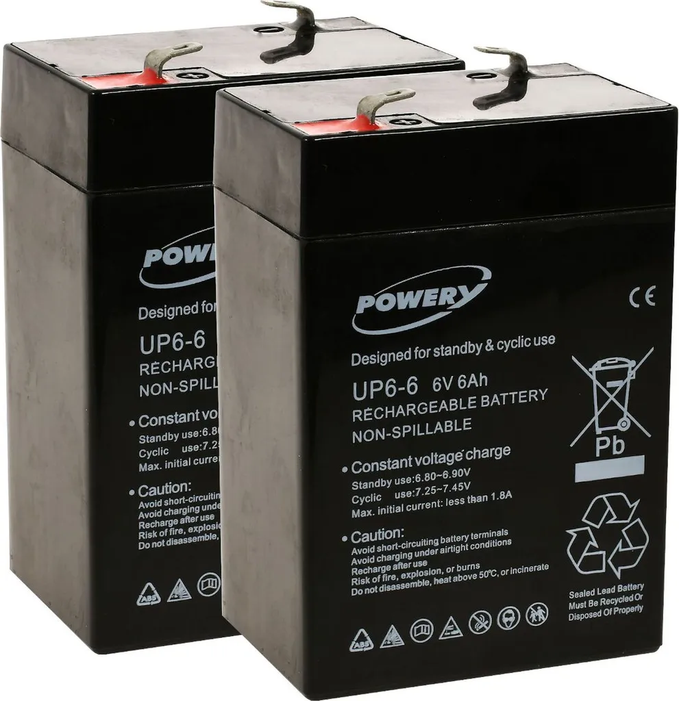 Batterie plomb-gel Powery remplace APC RBC 1 pour onduleur performant