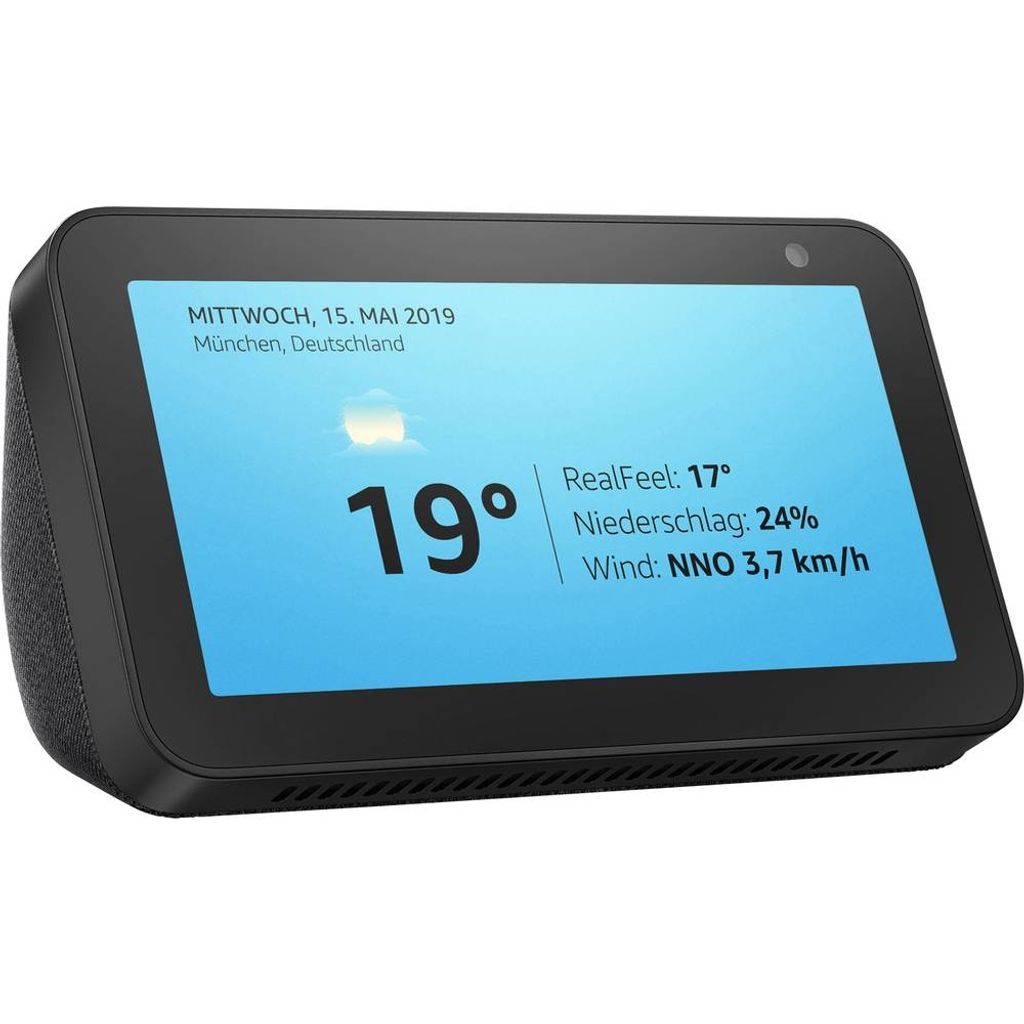 Amazon Echo Show 8 Smart Display Schwarz 8 Zoll HD-Bildschirm Alexa Weiß 
