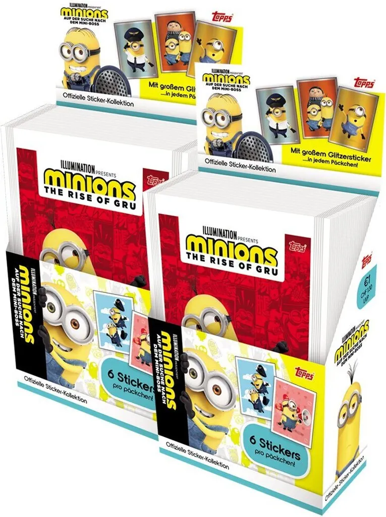 Vignettes Minions à Collectionner - Pack de 2 Présentoirs de Gros