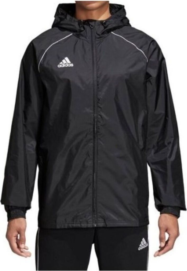ADIDAS Core 18 Regenjacke Herren schwarz/weiß CE9048 XL Produktbild 6