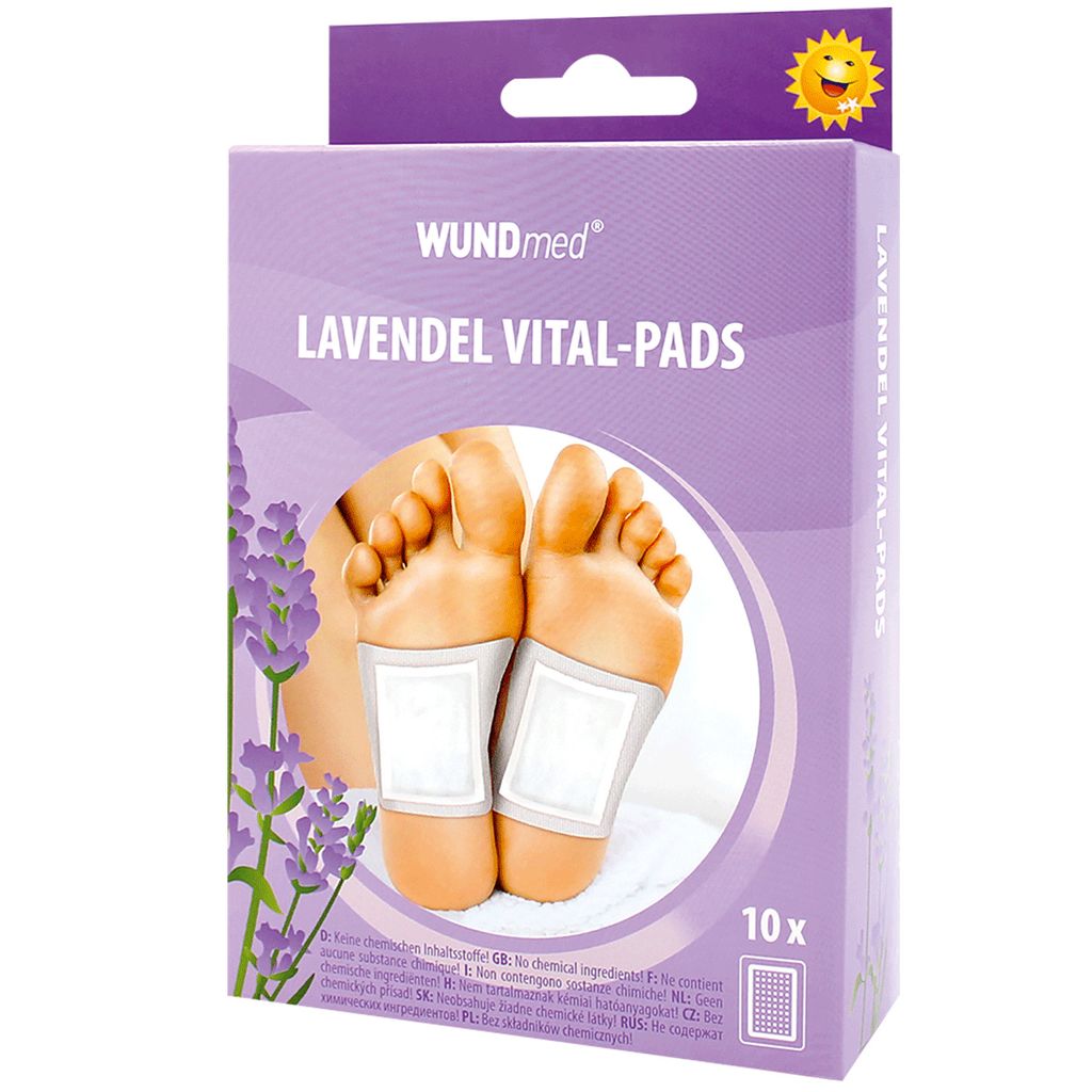 WUNDmed Bambuspflaster Lavendel Vital-Pads weiß 10 Pads Produktbild 
