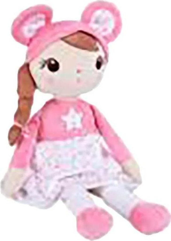 Eurekakids Kirumy Mey Stoffpuppe 60 Cm Rosa Rosa One Size