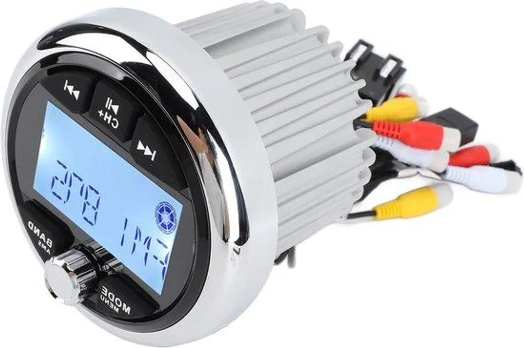 Autoradio marin étanche Bluetooth 12V en aluminium pour yacht et nautisme