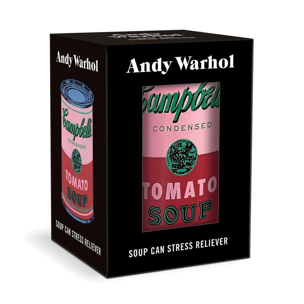 Warhol Soup Can Stress Reliever – Lingua: Inglese